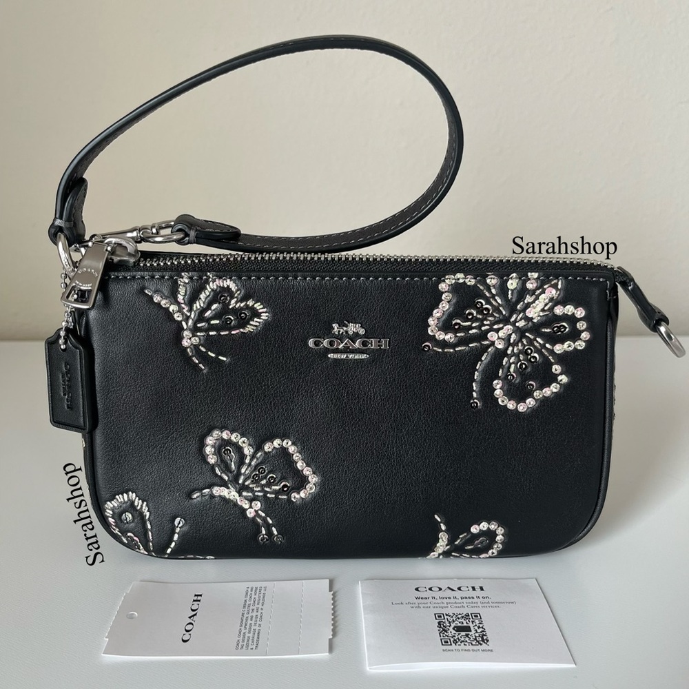 ✅Coach Nolita 19 With Sparkly Butterfly Print